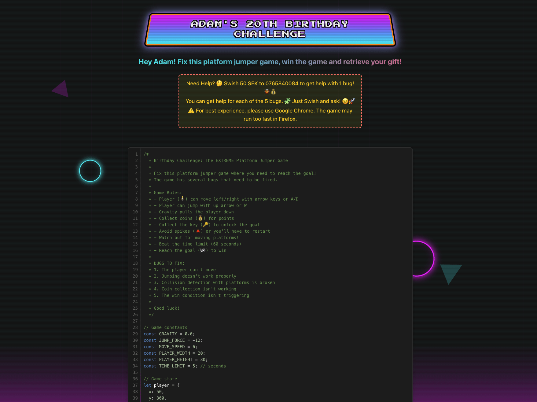 I Built a Birthday Game in 20 Minutes using AWS Kiro AI 🎮